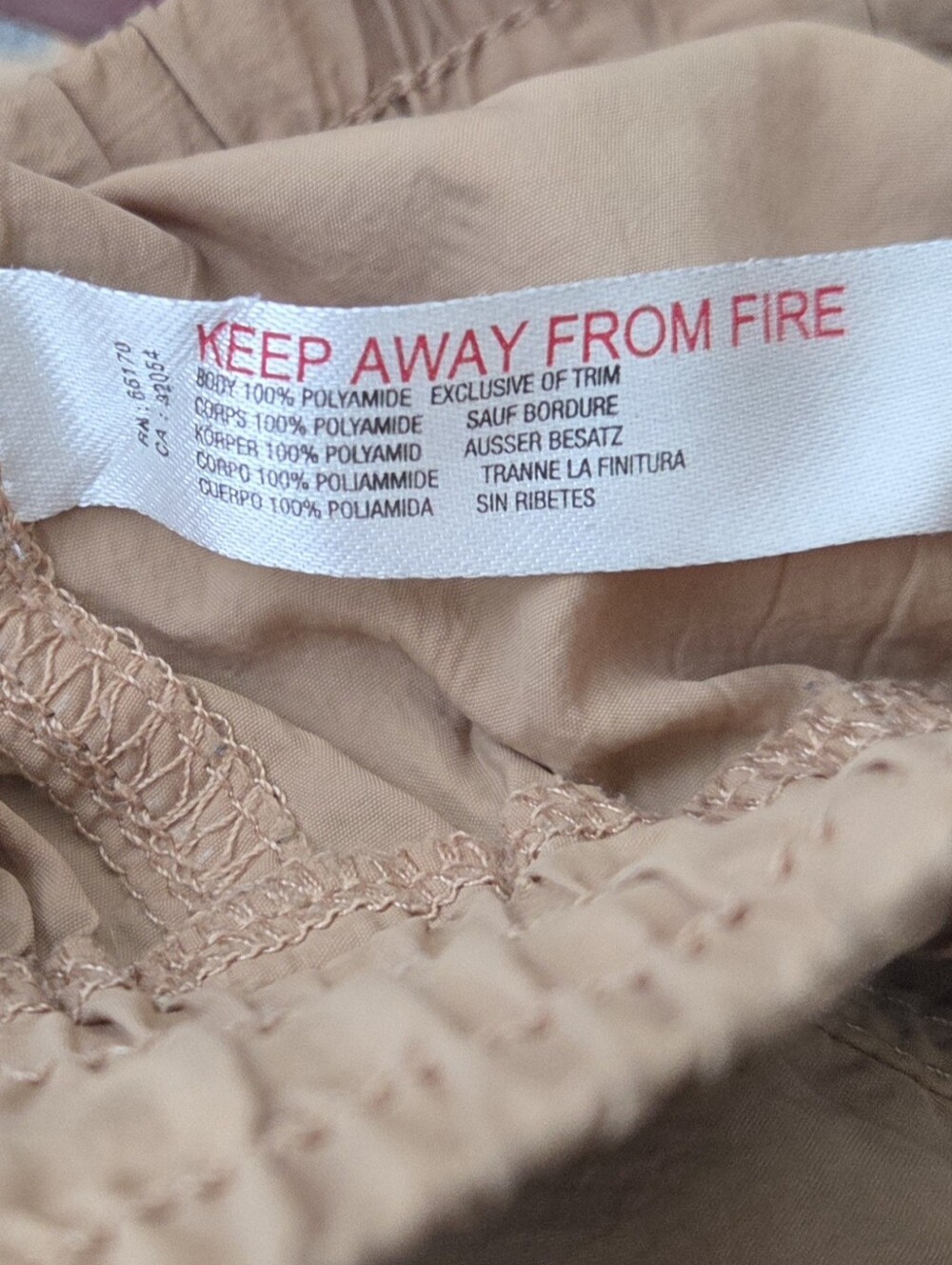 Free People Tan Tiered Cargo Joggers - Picture 5 of 5